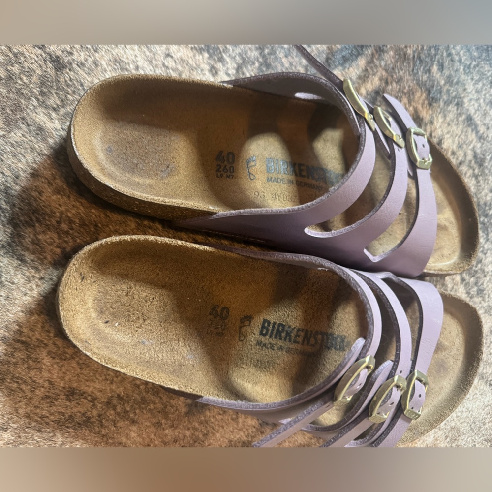 Birkenstock Lilac Florida Sandals - size 40 - Picture 4 of 5